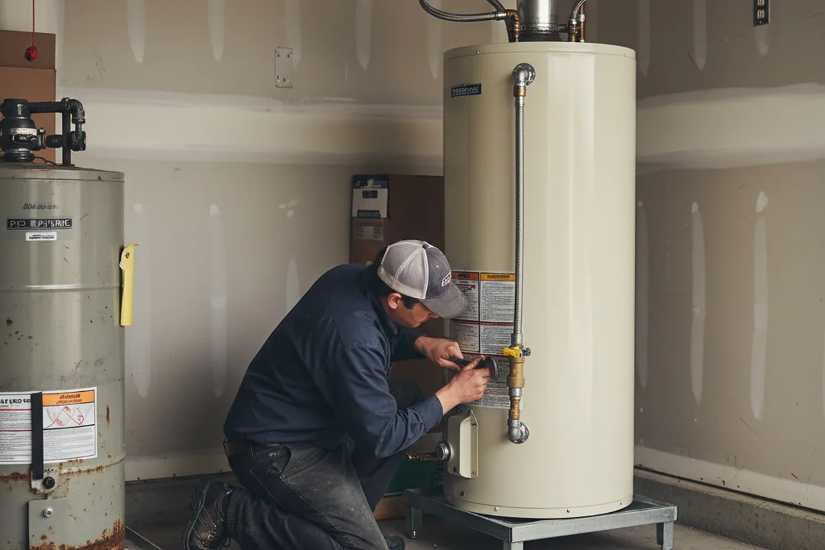Water heater and shutoff valve replacement in Mullica Hill